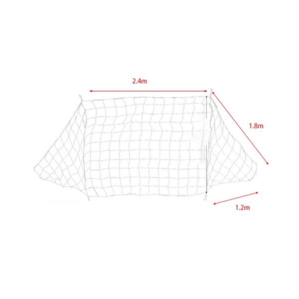 VGEBY1 White Football Net, Large Football Training Goal Net for
