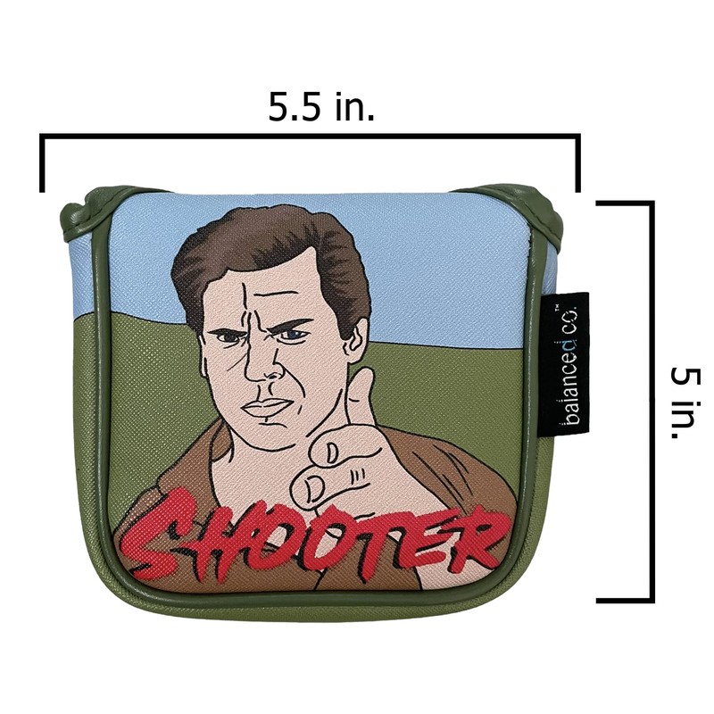 Balanced Co. Funny Golf Putter Headcover (Shooter/Mallet)