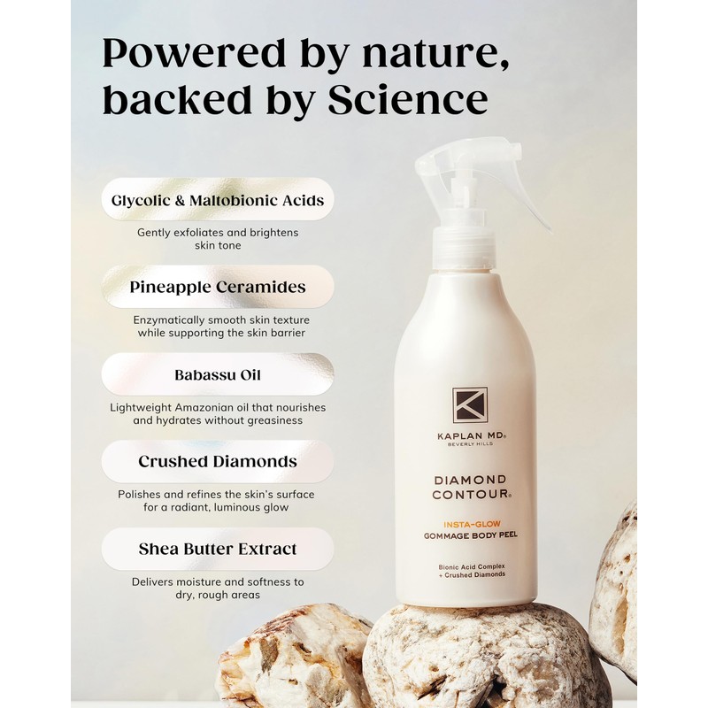 KAPLAN MD Diamond Contour Insta-Glow Gommage Body Peel – Body