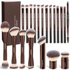 MAANGE Makeup Brushes 20Pcs with Gift Box, Aluminum Make up