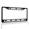 Metal Insert License Plate Frame Humpback Whale Tale Weatherproof Car