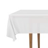 DecorRack 2 Rectangular Tablecloths BPA-Free Plastic, 54 x 108 inch,
