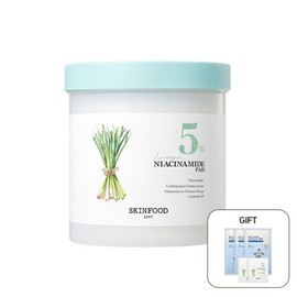 Skin Food 스킨푸드 레몬그라스나이아신아마이드 패드 60매+증정 패드2매입+블루캐모마일 마스크3장 Skinfood Lemongrass Niacinamide Pads 60 Sheets + Bonus 2 Sheets + Blue Chamomile Mask 3 Sheets