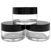 Beauticom 12 Piece 20g/20ml USA Acrylic Round Clear Jars with