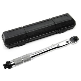 BOWONG Adjustable Torque Wrench 5-25Nm 1/4" Square Drive Click Hand Ratchet Cycles Tool