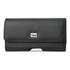 Horizontal Executive Leather Case with Extra Card Slot, Magnetic Closure