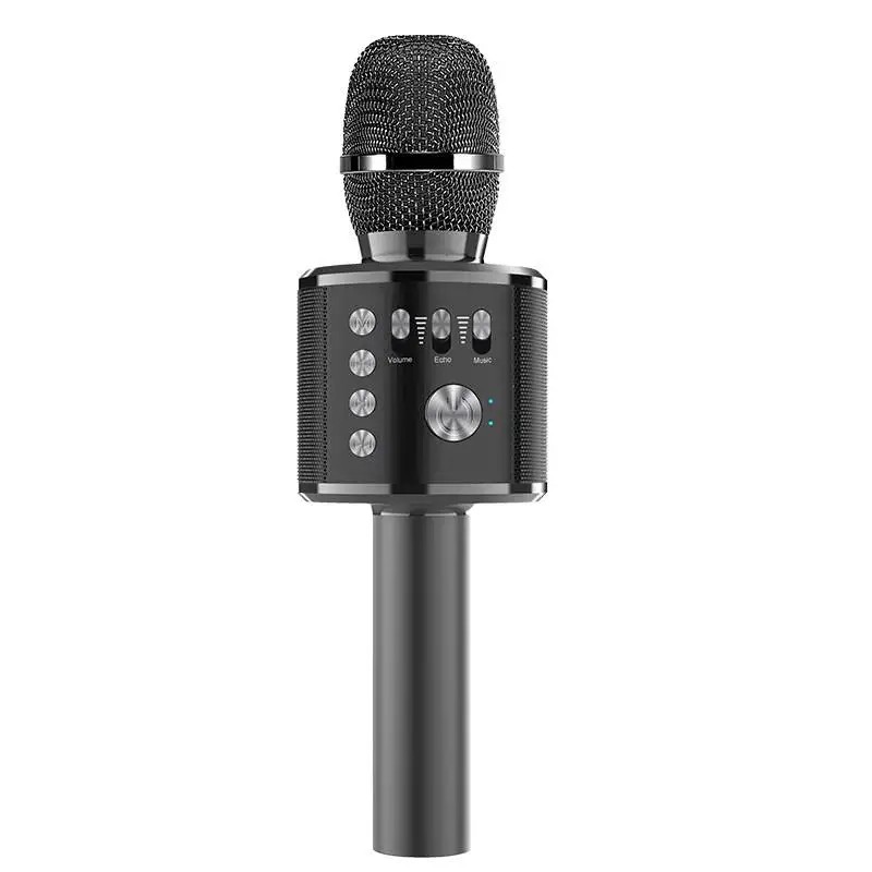 Wireless Bluetooth Karaoke Microphone with Built-In Speaker – Portable Singing