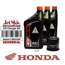 Honda For Honda CMX 500 Rebel 500 CMX500 ABS OEM Oil Change Kit Oil Filter & Washer