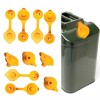 Unbranded 5Pcs Yellow Fuel Gas Can Jug Vent Cap Blitz