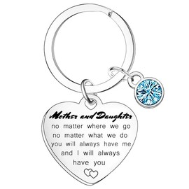 Mum Daughter Keyring Mother's Day Gifts Daughter Gift From Mum Christmas Birthday Gift For Mother Daughters Mother Gift From Daughters