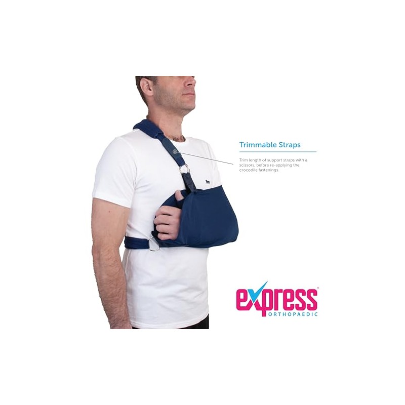 Arm Sling | Lightweight Envelope Sling with Padded Neck Strap
