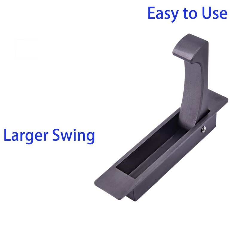 Dontay Pocket Door Pull Handle, Edge Pull, Professional Stainless Steel