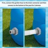Pool Hose Vacuum Adapter, Pool Drain Fitting Connect to The