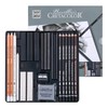 CRETACOLOR High-Quality Artist Set "Black & White Box" | 25-Piece