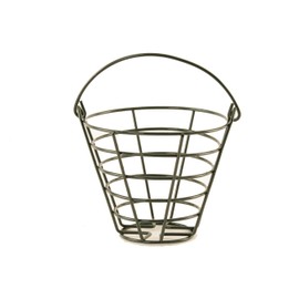 Wald Imports Green Metal Golf Ball Bucket