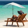 G4Free Double Chair Umbrella for 2 People with Adjustable Clamp,