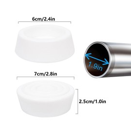 Pack of 2 Pool Ladders Rubber Stoppers, Pool Ladder Rubber Buffer Ladder Stopper Pool Bumpers Rubber Swimming Pool Ladder Rubber Plug Ladder Safety Bumper Pool Accessories