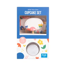 PME Cupcake-Set - Write Your Own Message, 24er Set