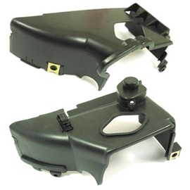 49 50cc Lower & Upper Scooter Engine Plastic Cover Shroud Set - GY6 QMB139