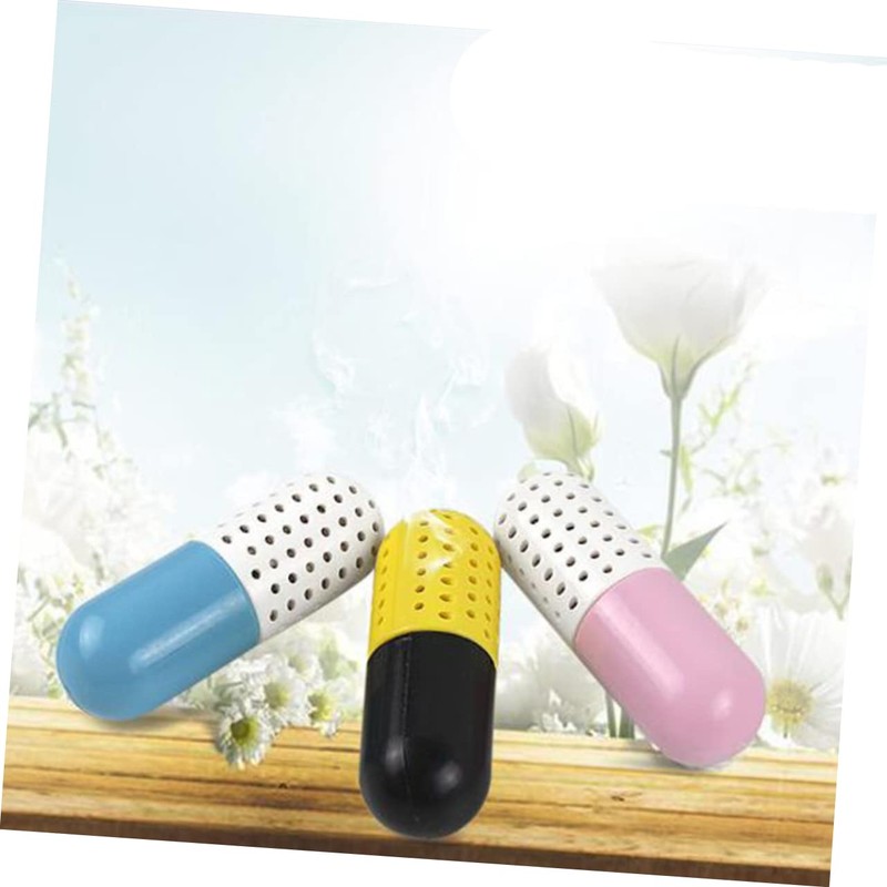 FOMIYES 2pcs Shoes Capsules Deodorizing Agent Blue Moisture Absorber Home