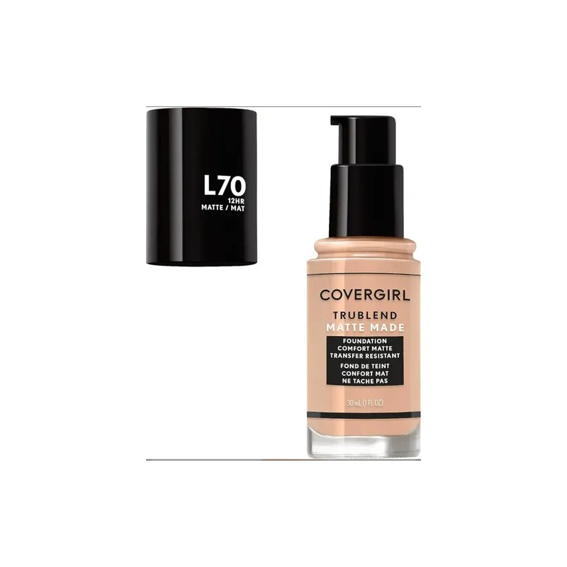 Base Líquida Covergirl Trublend Matte L70 Beige 30 Ml
