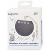LogiLink SP0055 Round Compact Wireless Speaker with USB and Micro