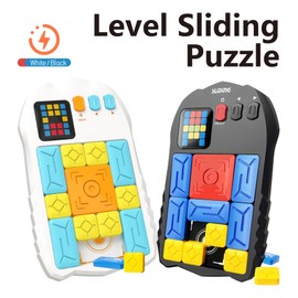 Super Slide Puzzle Game – Rechargeable Brain Teaser Unlock 500+ Levels of Electrifying Sliding Puzzles，A Dazzling Electronic Brain Challenge with Addictive Puzzle Fun for All Ages.