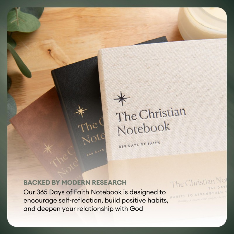365 Days Of Faith Notebook, Prayer & Bible Study Notebook