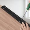 2Pack Heavy Duty Piano Hinge, 2" Open Width x 20"