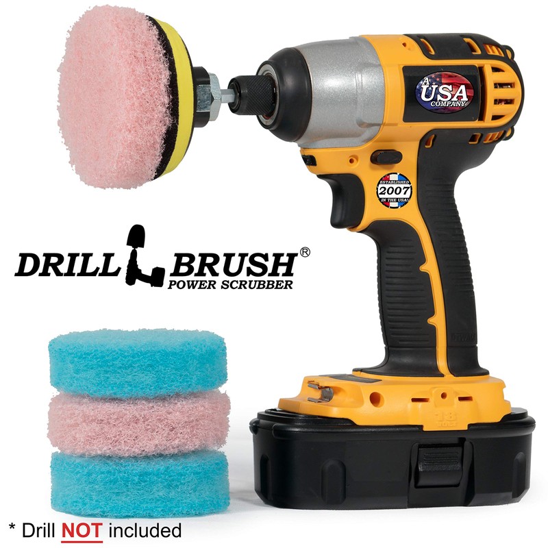 Power Scumbusting Scrubbing Pads Bathroom Surfaces Shower Tubs Tile