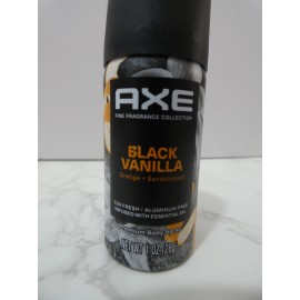 Axe Fine Fragrance Collection Men's Travel Black Vanilla Body Spray 1 oz 28g