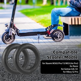 50/75-6.1 Scooter Tire Tube, 8.5 x 2 Inner Tube Scooter, 8.5 inch Electric Scooter Inner Tube 8 1/2 x2 Rear Tire, for Gotrax GXL V2 Xiaomi M365 Pro 1S Mi3 Lite Pro2 Electric Scooters (2 Pack)