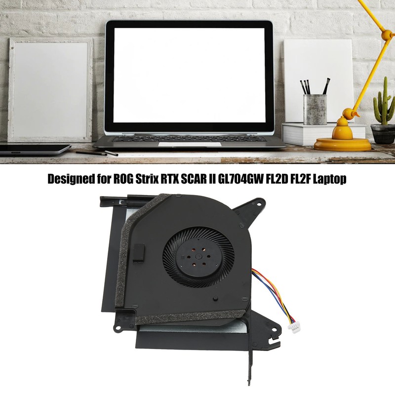 Laptop Cooling Fan Aluminum Alloy ABS Light Weight Easy Mounting