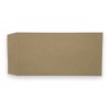 3 Long Window Envelopes Unbleached Craft [100 Sheets] A4 Tri-Fold