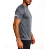Wectm Men's Mesh Athletic Shirts Quick-Dry for Gym Running Training