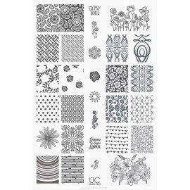 Uberchic Colección #13 Con 3 Placas Para Estampado En Uñas