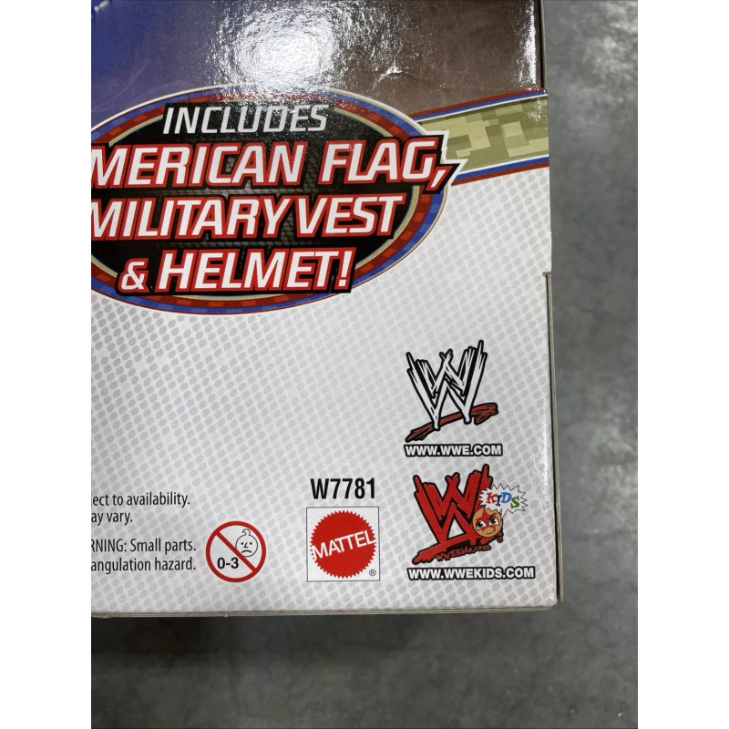 Mattel WWE Tribute To The Troops Ring Spring Loaded Wrestling