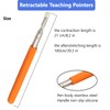 Telescopic Teachers Pointer Sticks - 2 Pcs Retractable Hand Pointer