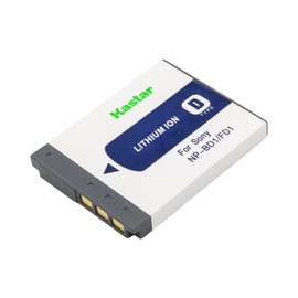 Kastar Battery for Sony CyberShot DSC-T2 DSC-T200 DSC-T300 DSC-T500 DSC-T70 DSC-T700 DSC-T90 DSC-T900 InfoLithium Type D NP-FD1 NP-BD1 NPFD1 NPBD1
