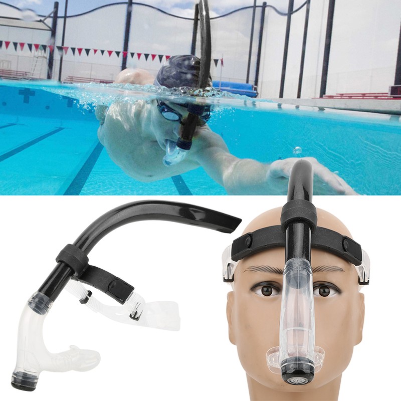 Front Loading Full Dry Swimming Training Breathing Tube Underwater Free