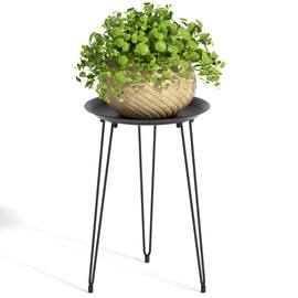 SUEH DESIGN Plant Stand Indoor, Metal Plant Stand Round Plant Table Heavy Duty Plant Stool Tall Flower Pot for Indoor Outdoor Home Decor, 1 Pack Tall
