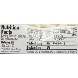 Azar Nut Company Peanuts, Dry Roasted, Unsalted, 32-Ounce Resealable Bags (Pack of 3)