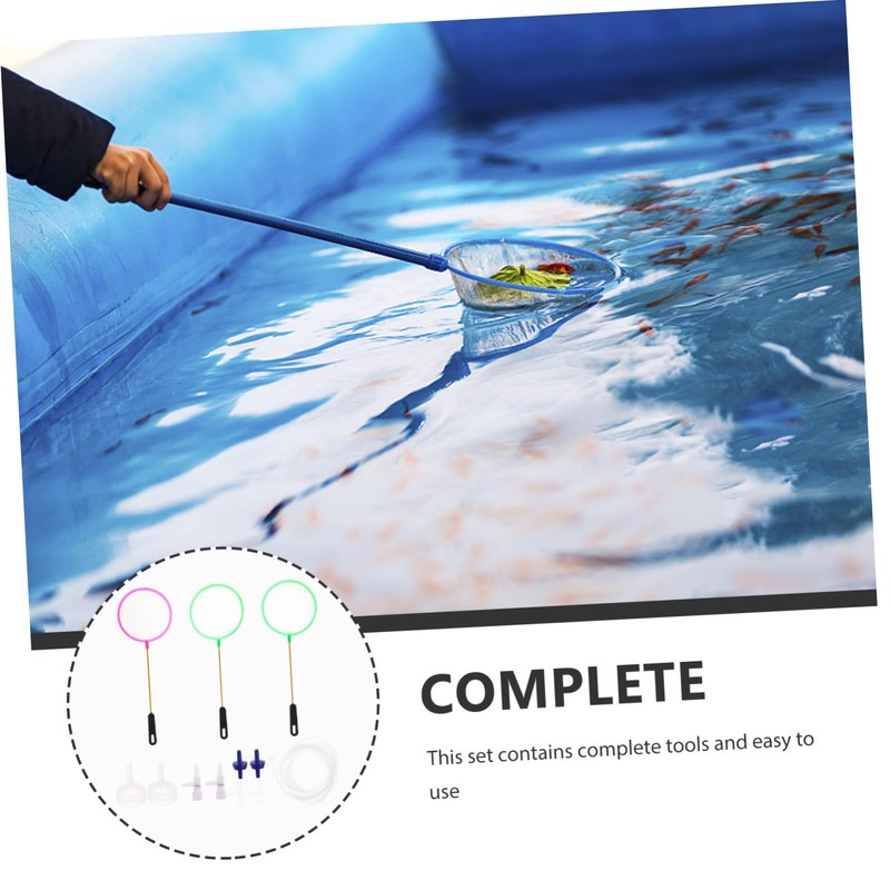 SUPVOX 1Set DIY Shrimp Net Kit with Fish Hatching Sieve
