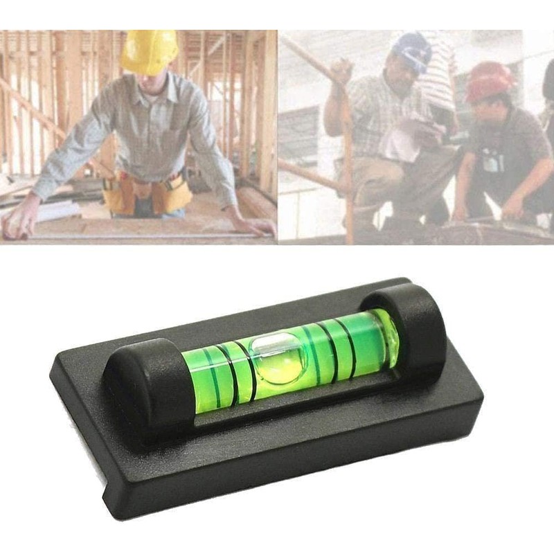 Black 1 x G6L2 Portable Magnetic Spirit Level Small Mini