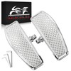 Chrome Rear Passenger Foot Pegs Floorboards Floor Boards for Harley