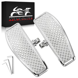 Chrome Rear Passenger Foot Pegs Floorboards Floor Boards for Harley Touring