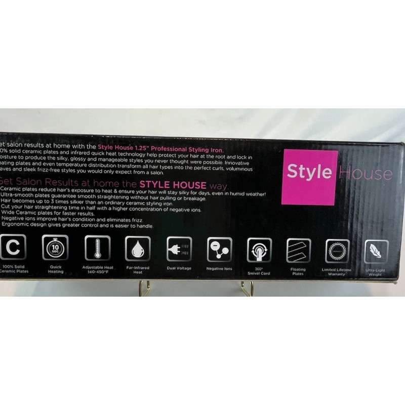 Style House Professional Styling Iron Style House Brand New Smooth