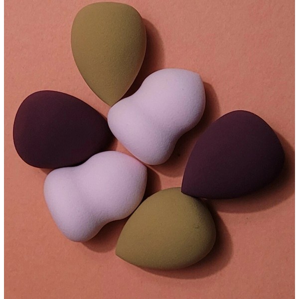 Shinee Makeup Blender Beauty Sponge Set 6pcs- Multi-color