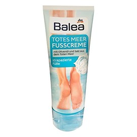 Balea Dead Sea Foot Cream with Oil and Salt Azs the Dead Sea Stressed Feet (100 ml Tube)