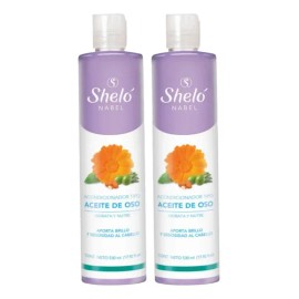 Acondicionador Tipo Aceite De Oso Shelo Nabel 530ml 2 Piezas